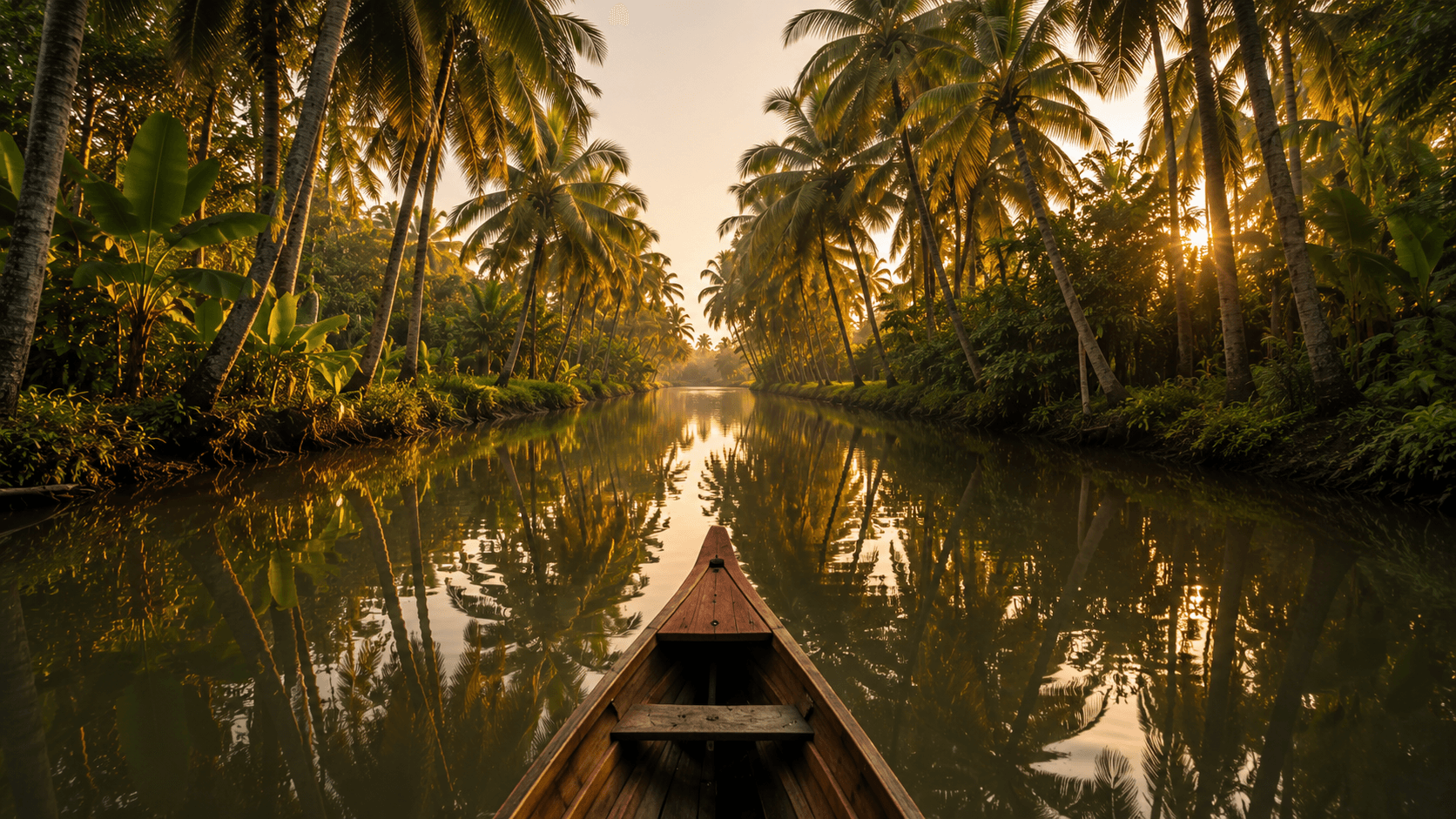 Kayaking Through Backwaters