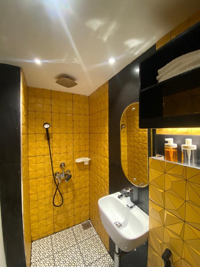 Modern attached bathroom